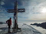 43 Cima Grem (2049 m.) con vista sulla cresta di salita